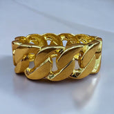 Luxury Gold Cuban Link Bracelet – Bold & Elegant Statement Piece
